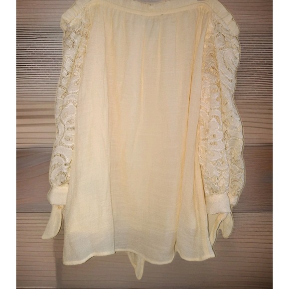 NWT‎ Youth Girls Ally B Yellow Top Shirt W/ Head Band Yellow Lace XL 16 - Picture 6 of 12